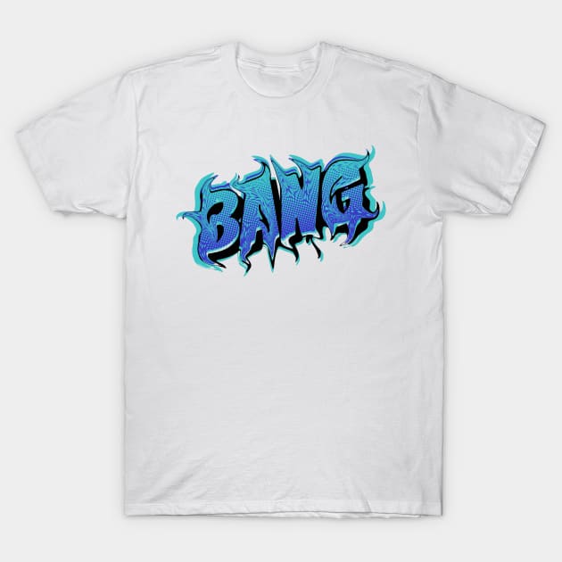 BLUE BANG T-Shirt by skeyturtle